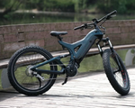 Load image into Gallery viewer, 1000w Ebike Full Suspension 26 Inch Fat Tire Electric Mountain Bike Carbon Frame Bafang Mid Drive Electric Bike
