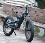 Load image into Gallery viewer, 1000w Ebike Full Suspension 26 Inch Fat Tire Electric Mountain Bike Carbon Frame Bafang Mid Drive Electric Bike
